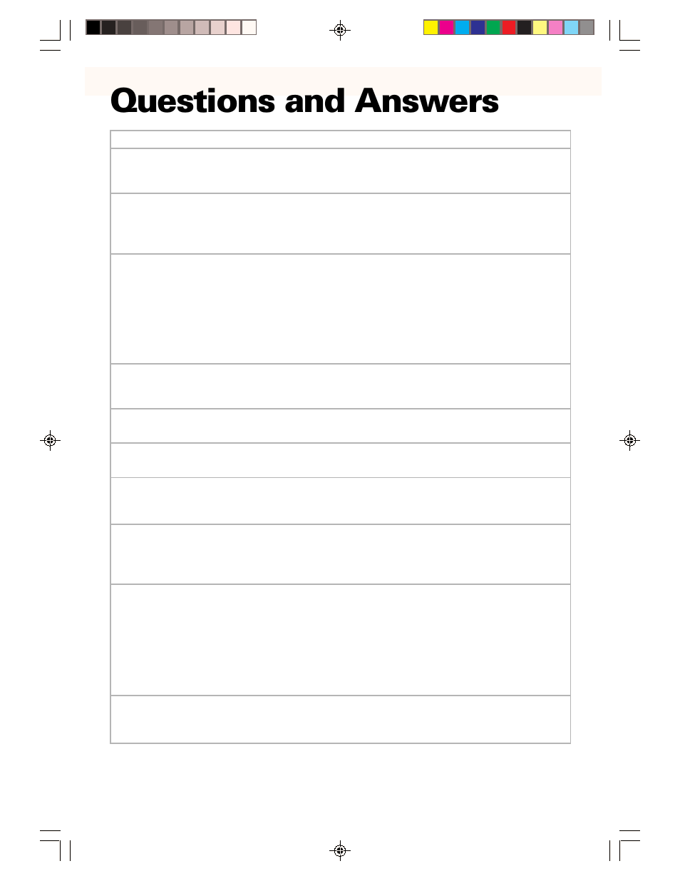 Questions and answers | Whirlpool CMT061SG User Manual | Page 25 / 28