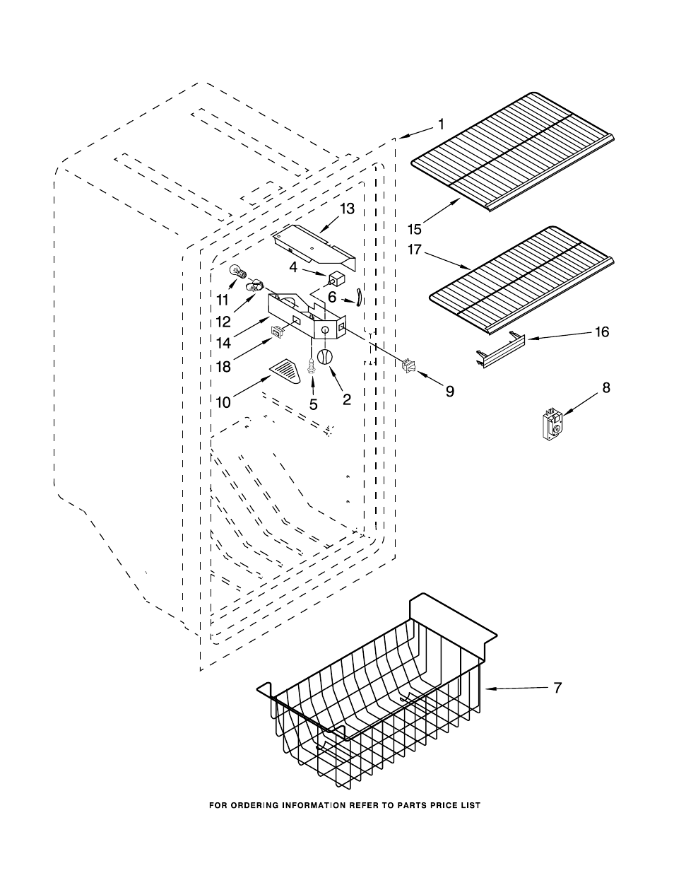 Liner, Liner parts | Whirlpool EV161NZRQ04 User Manual | Page 3 / 8