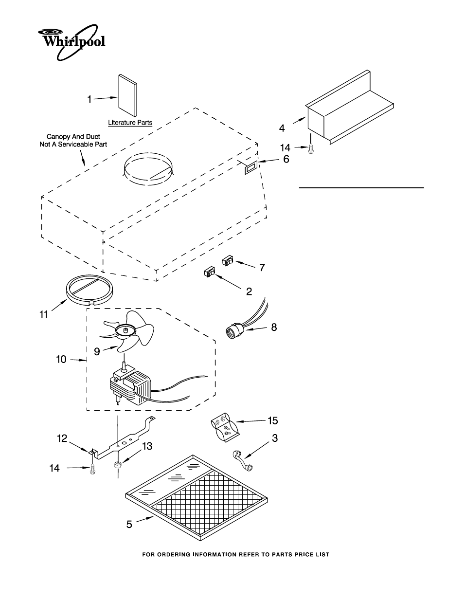 Whirlpool RH2030XJ User Manual | 1 page