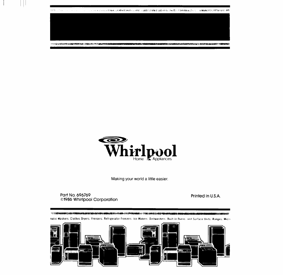 Whirlpool LE7OlOXP User Manual | Page 12 / 12