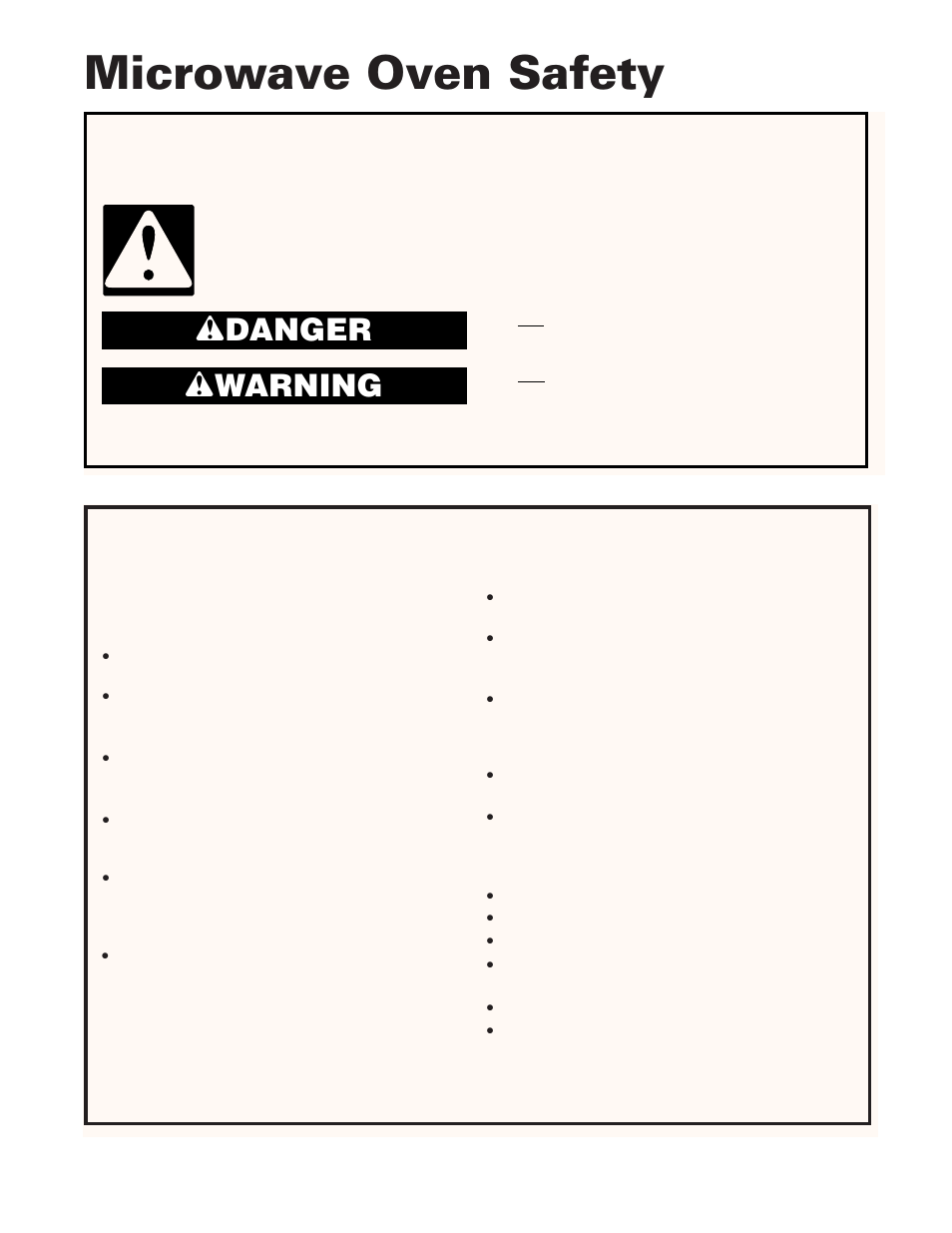 Microwave oven safety, Wdanger w warning, Important safety instructions | Save these instructions | Whirlpool GMC275PD User Manual | Page 3 / 32
