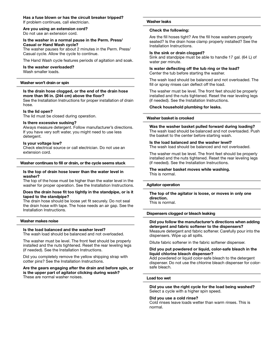 Whirlpool CATALYST User Manual | Page 12 / 15