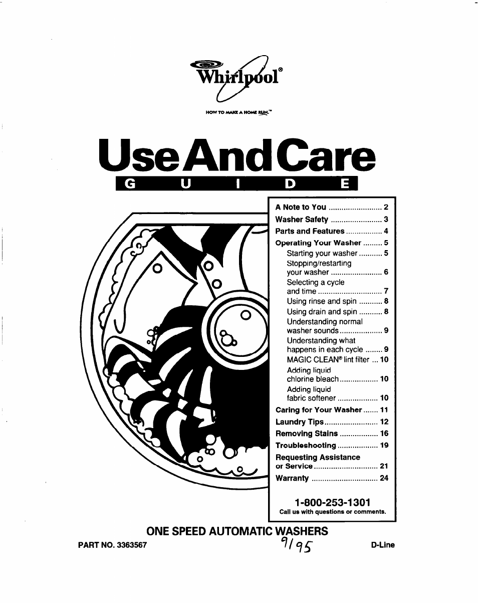 Whirlpool LBR6133DQ0 User Manual | 22 pages