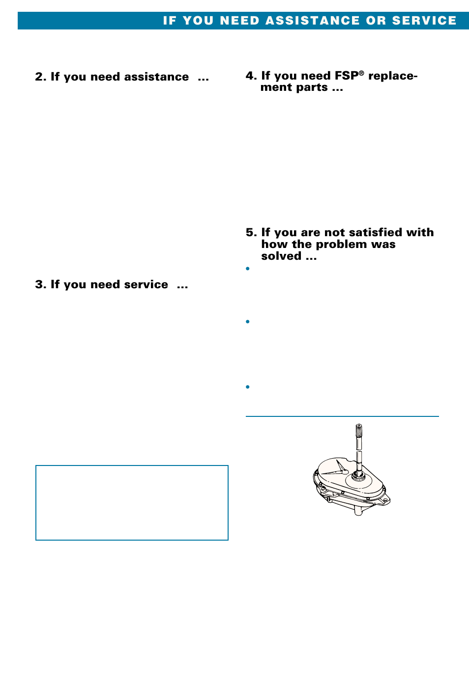 If you need service, If you need fsp, Replace- ment parts | Whirlpool LSE9355BQ0 User Manual | Page 31 / 32