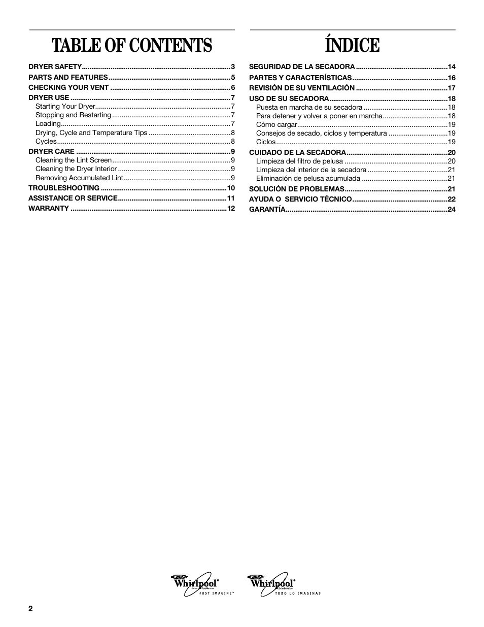 Whirlpool GCGM2991LQ0 User Manual | Page 2 / 24