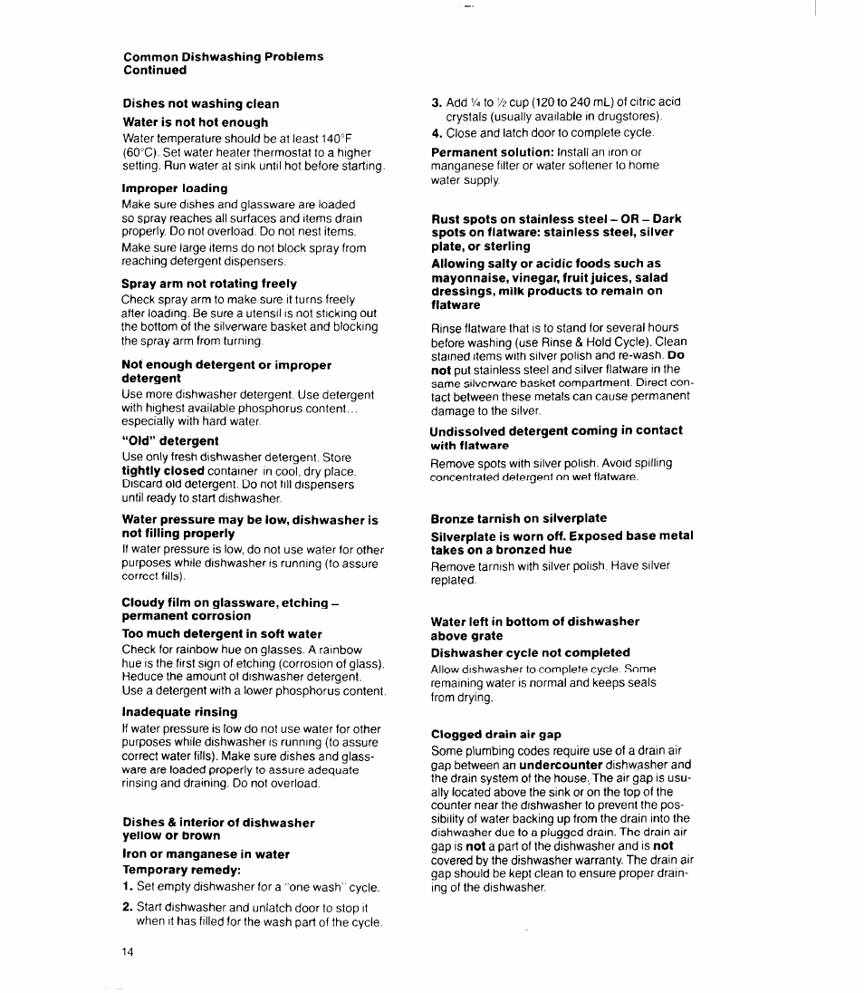 Whirlpool 8000 Series User Manual | Page 14 / 16