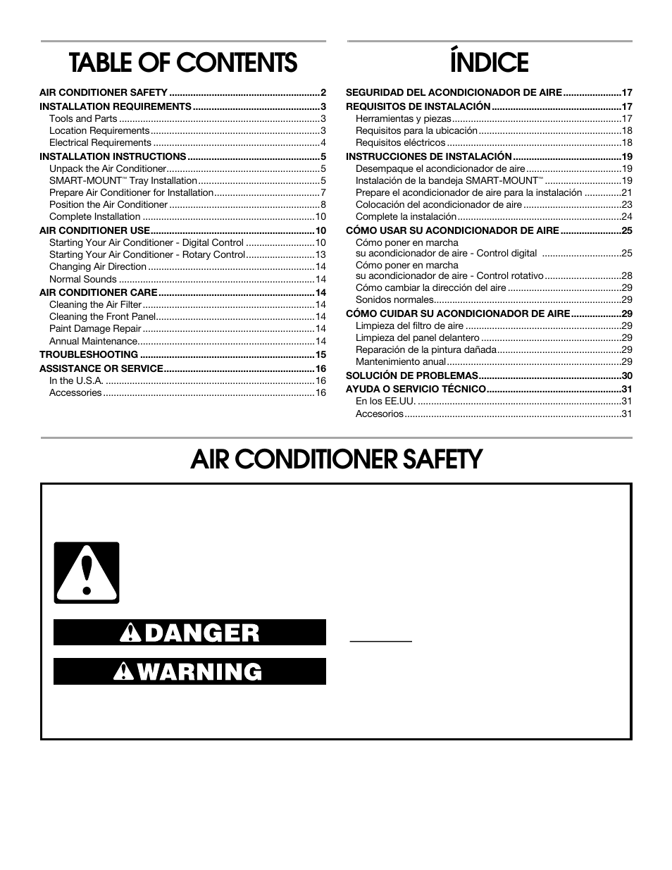 Whirlpool 1187361 User Manual | Page 2 / 32