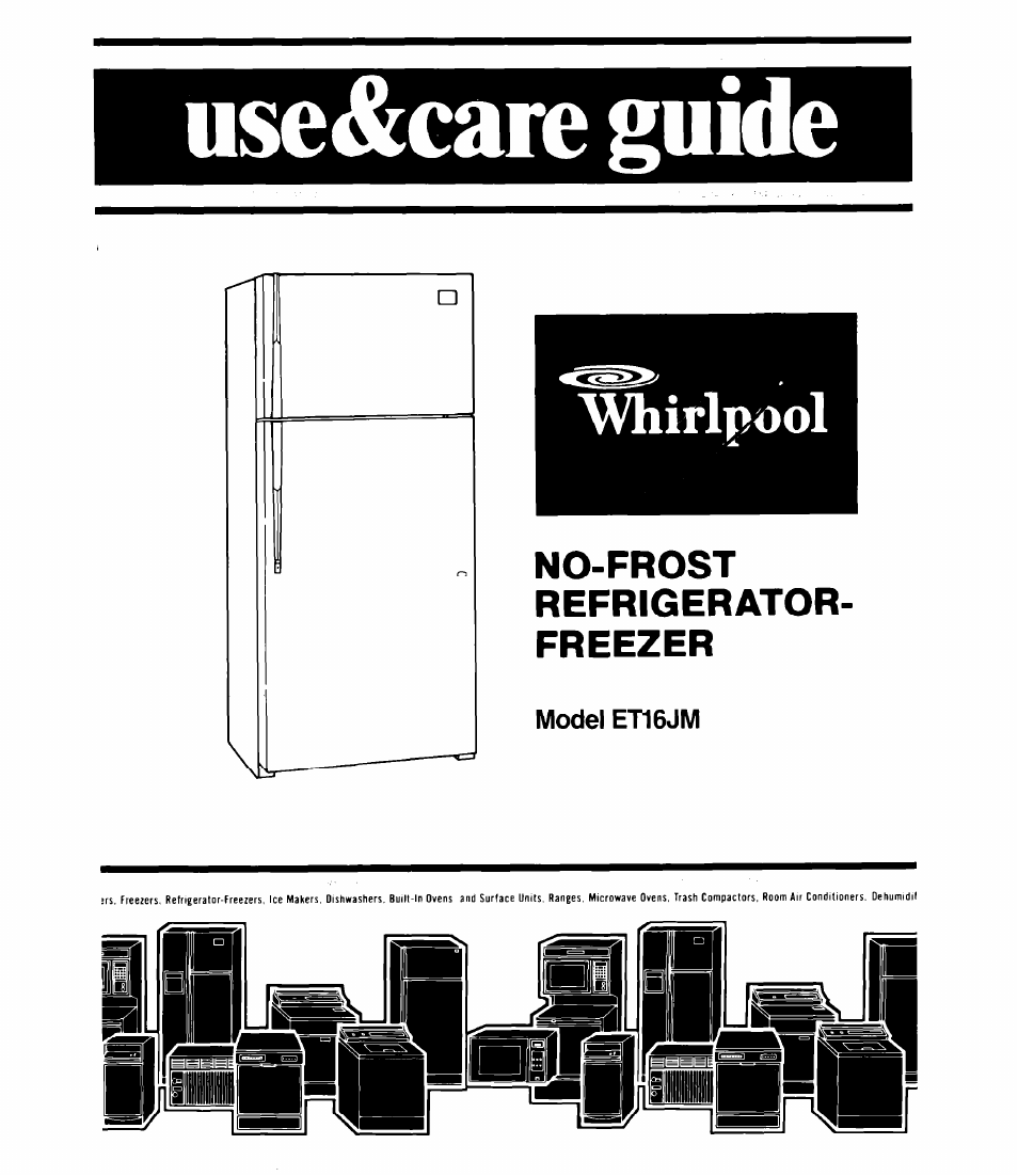 Whirlpool ETIGJM User Manual | 12 pages