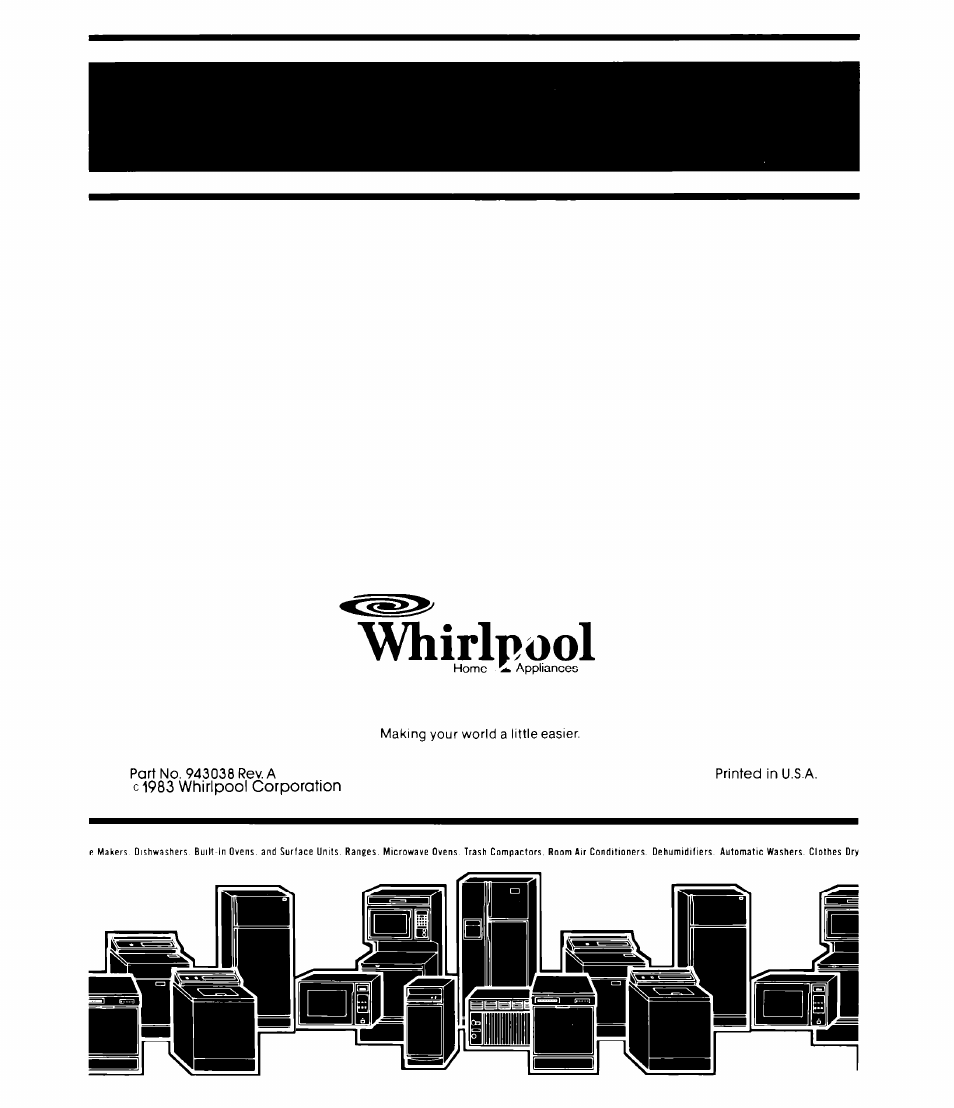 Whirlpool | Whirlpool ET1 8MK User Manual | Page 16 / 16