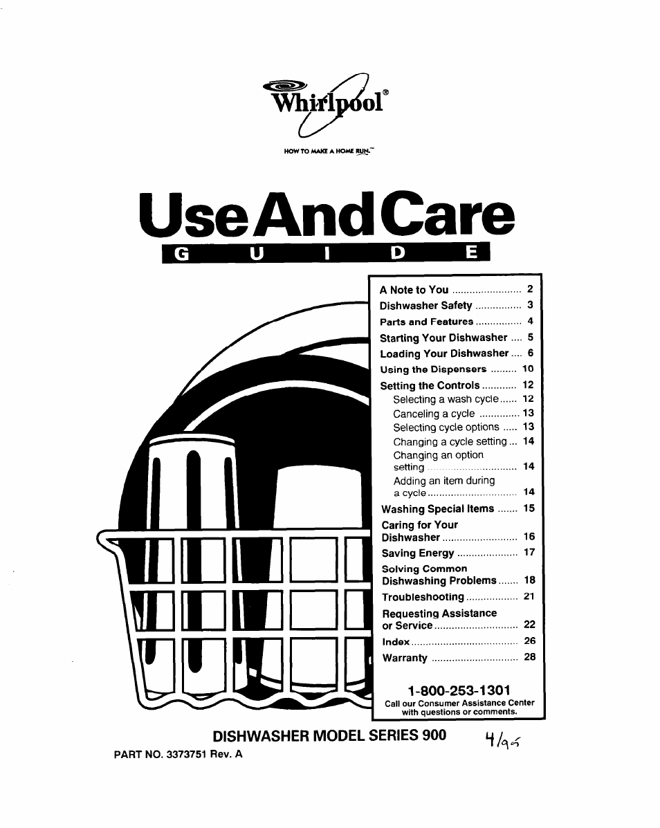 Whirlpool 900 Series User Manual | 25 pages