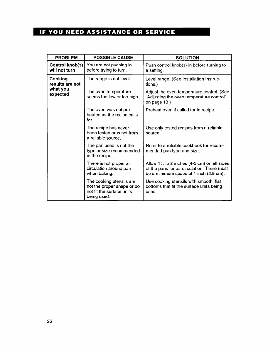 Whirlpool FEP314B User Manual | Page 26 / 28