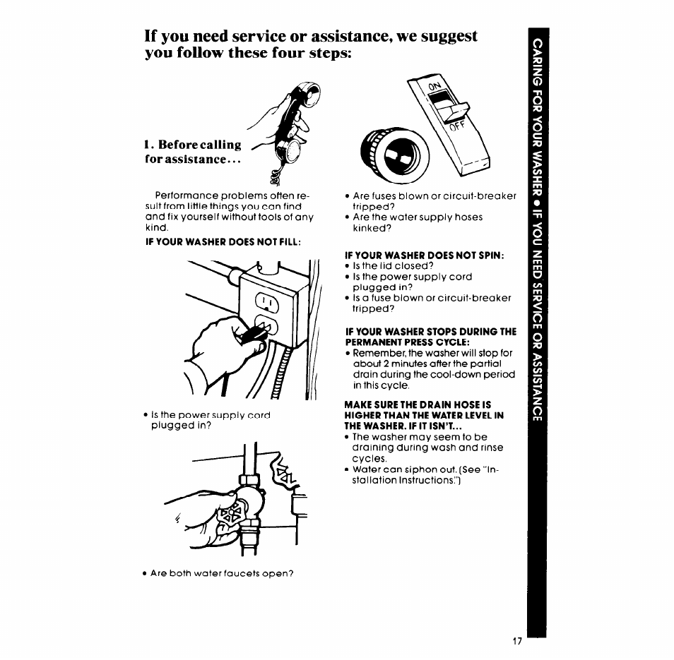 Whirlpool LA98OOXP User Manual | Page 17 / 20