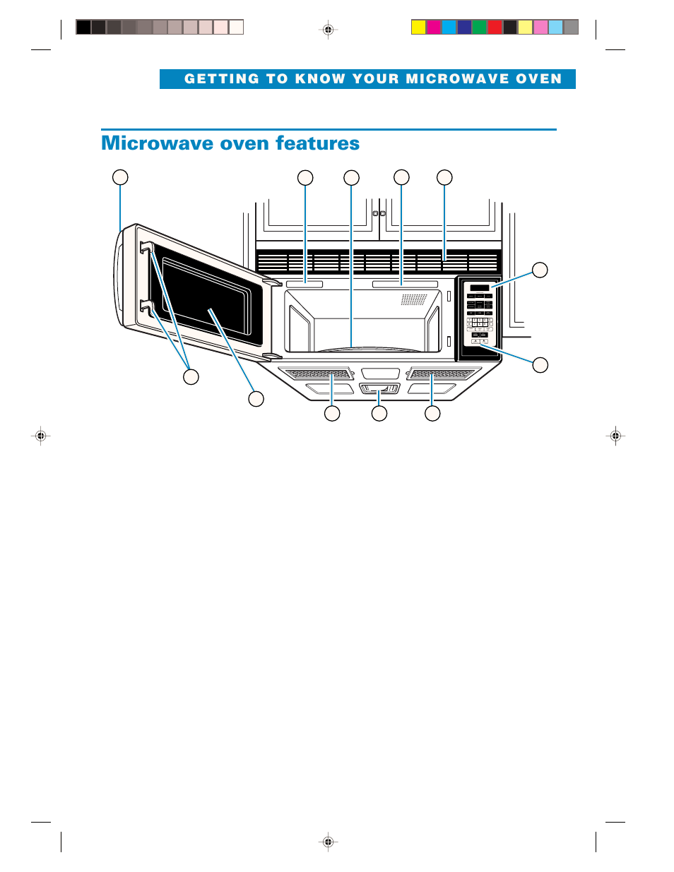Microwave oven features | Whirlpool YMH6130XE User Manual | Page 13 / 60