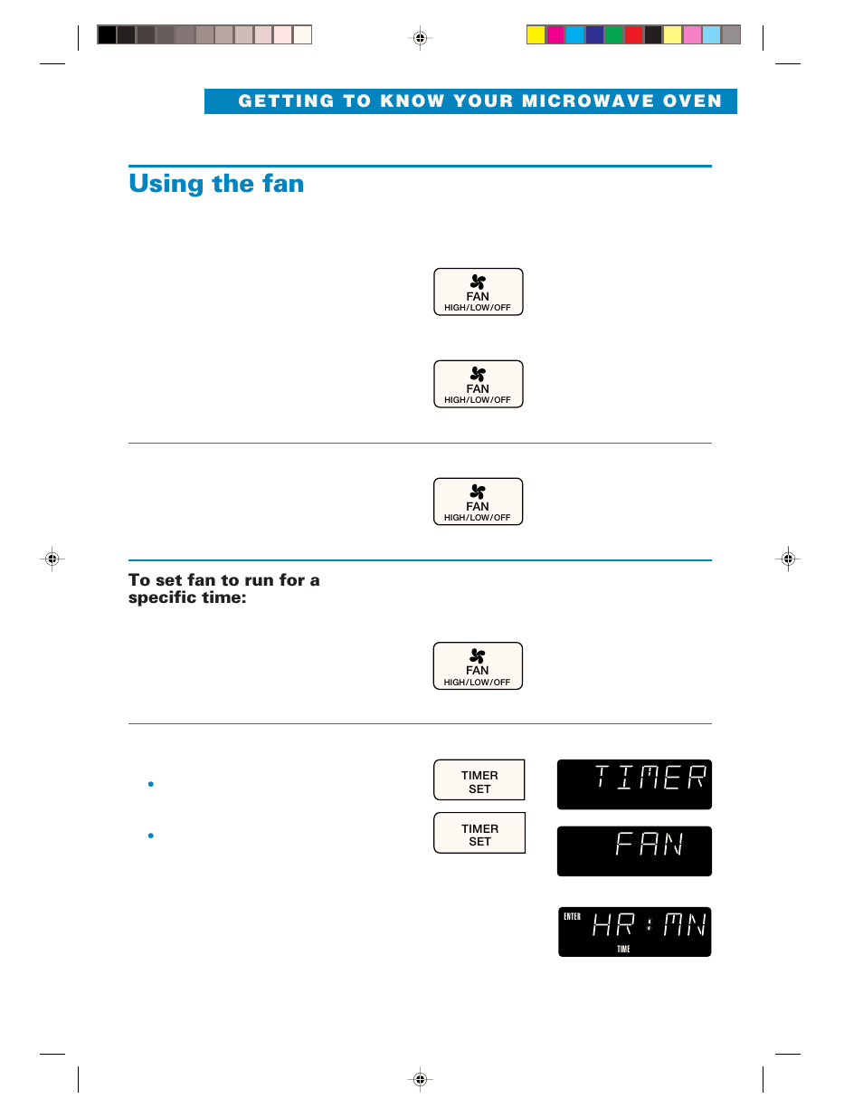 Using the fan, Choose fan speed | Whirlpool YMH6130XE User Manual | Page 17 / 60