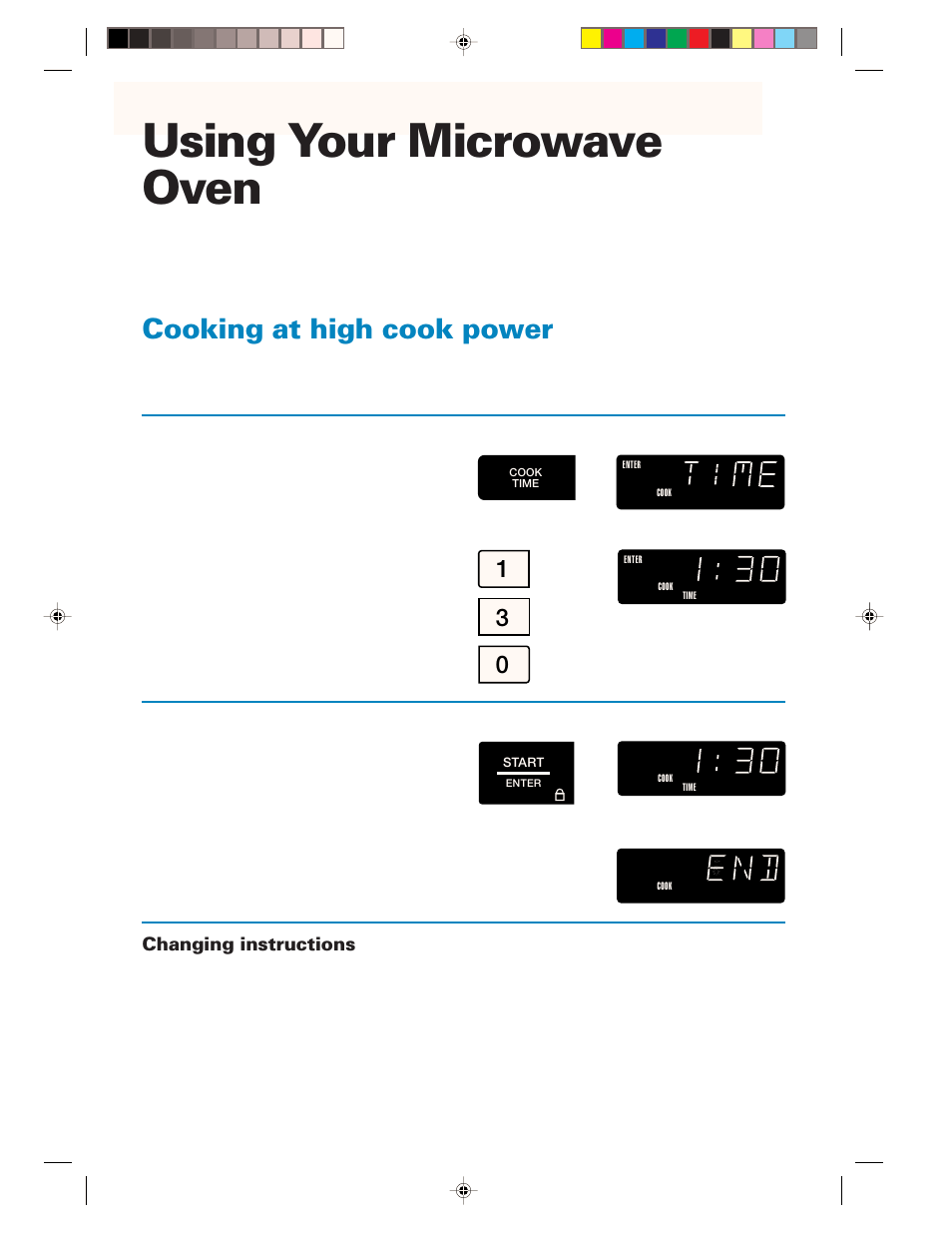 Using your microwave oven, Cooking at high cook power | Whirlpool YMH6130XE User Manual | Page 24 / 60
