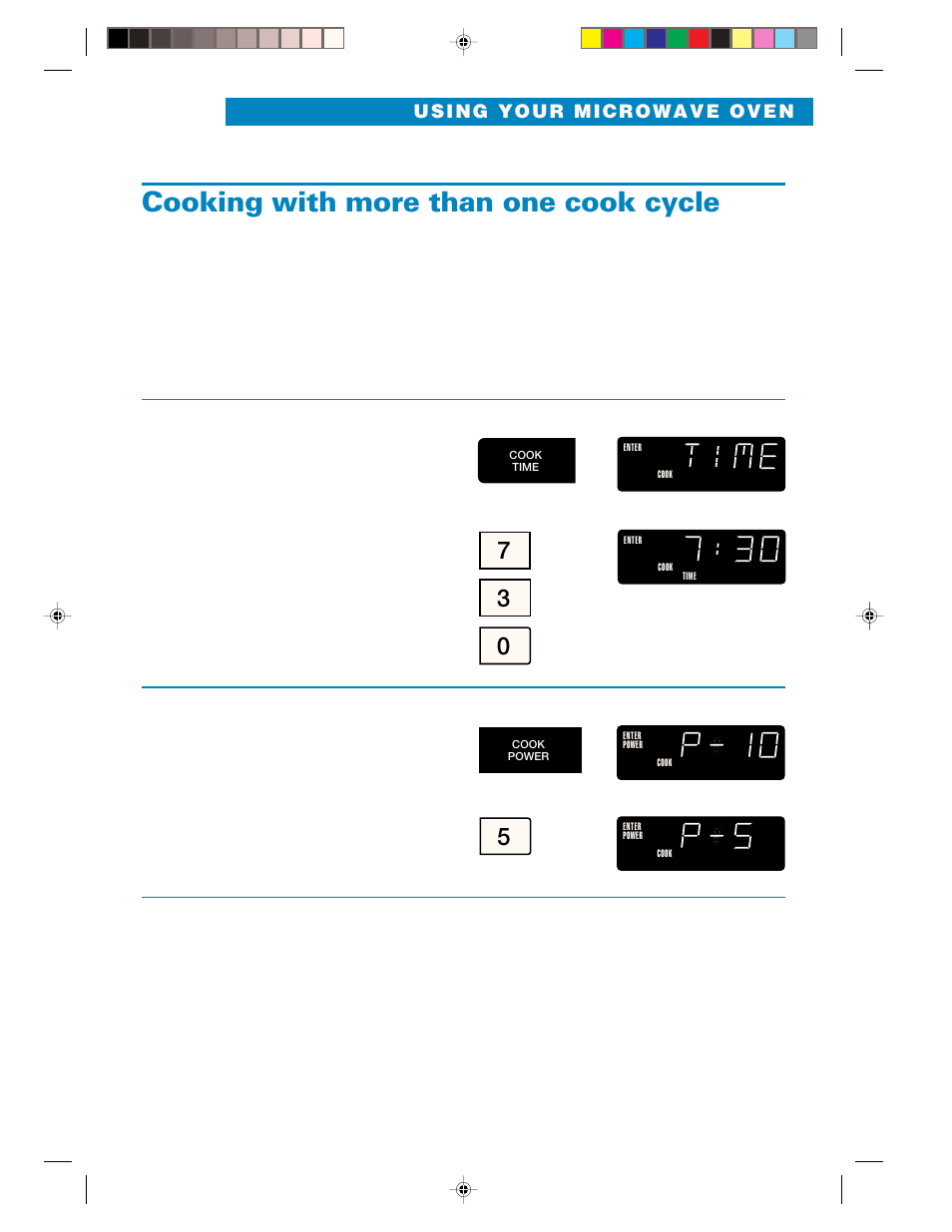 Cooking with more than one cook cycle | Whirlpool YMH6130XE User Manual | Page 27 / 60