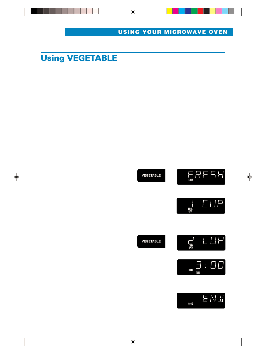 Using vegetable, Increase quantity | Whirlpool YMH6130XE User Manual | Page 37 / 60