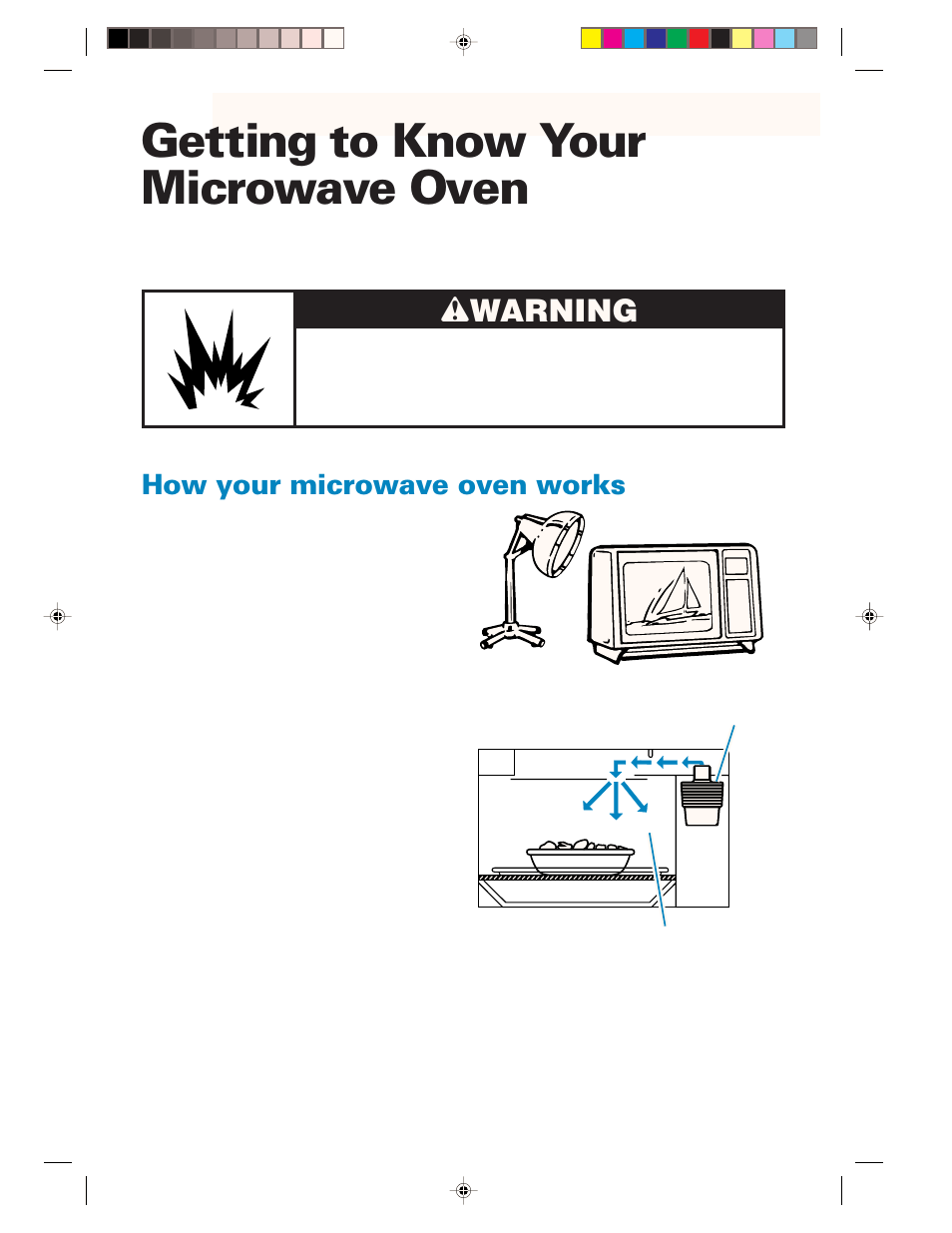 Getting to know your microwave oven, How your microwave oven works, Wwarning | Whirlpool YMH6130XE User Manual | Page 7 / 60
