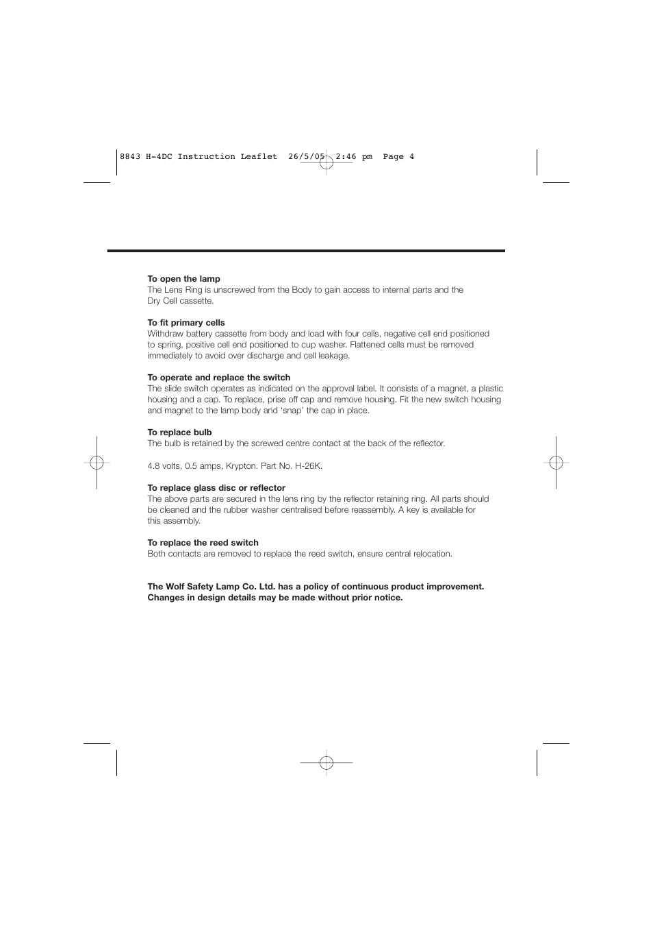Wolf H-4DC User Manual | Page 3 / 4