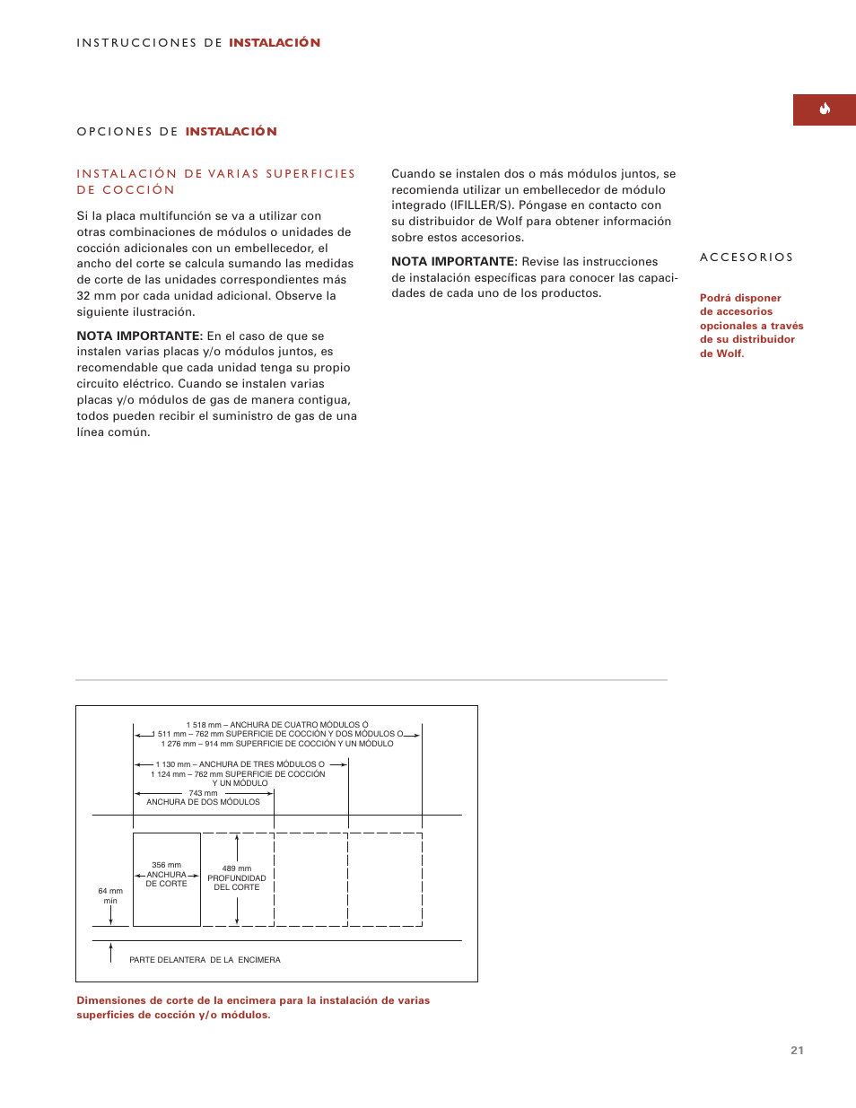 Wolf ICBIM15 User Manual | Page 20 / 63