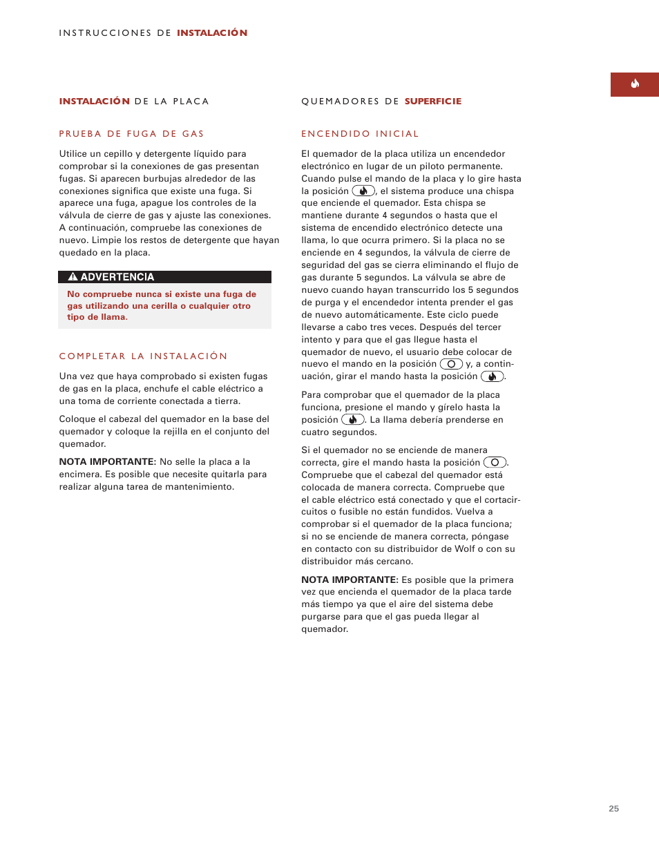 Wolf ICBIM15 User Manual | Page 24 / 63