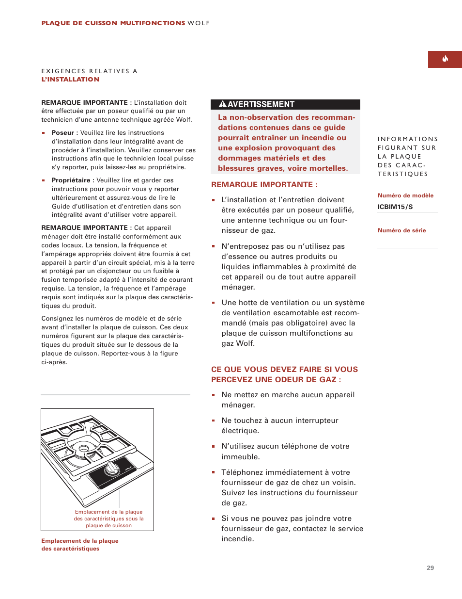 Wolf ICBIM15 User Manual | Page 28 / 63
