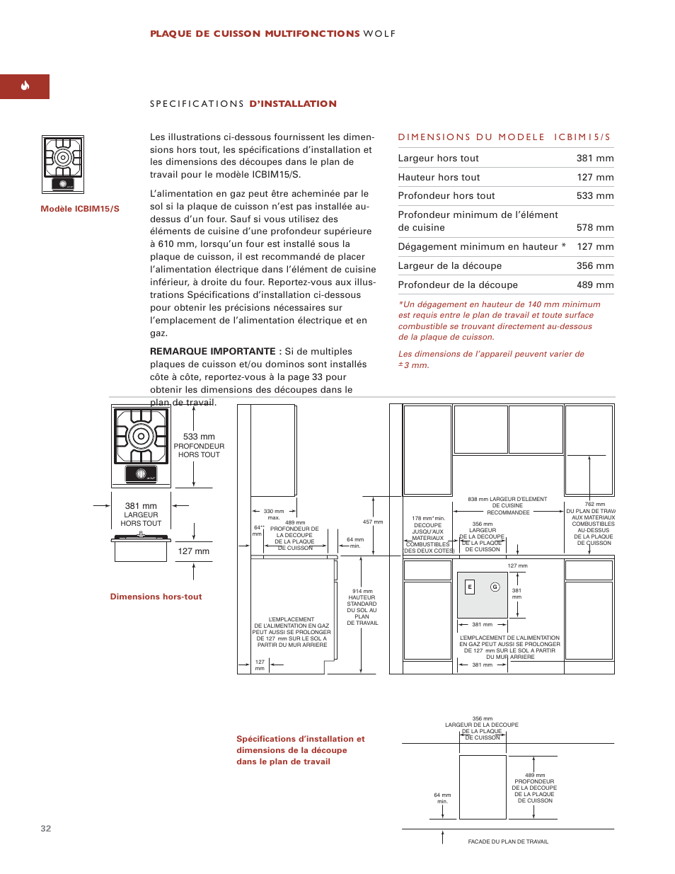 Wolf ICBIM15 User Manual | Page 31 / 63