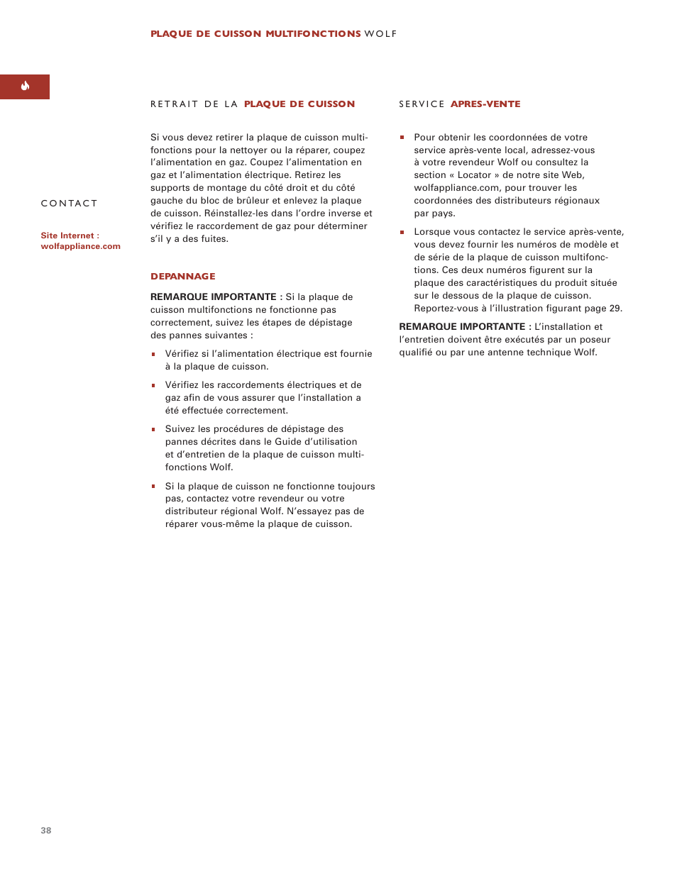 Wolf ICBIM15 User Manual | Page 37 / 63