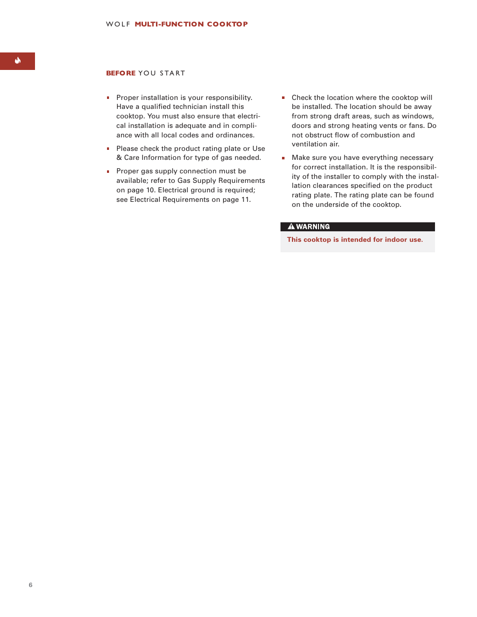 Wolf ICBIM15 User Manual | Page 5 / 63