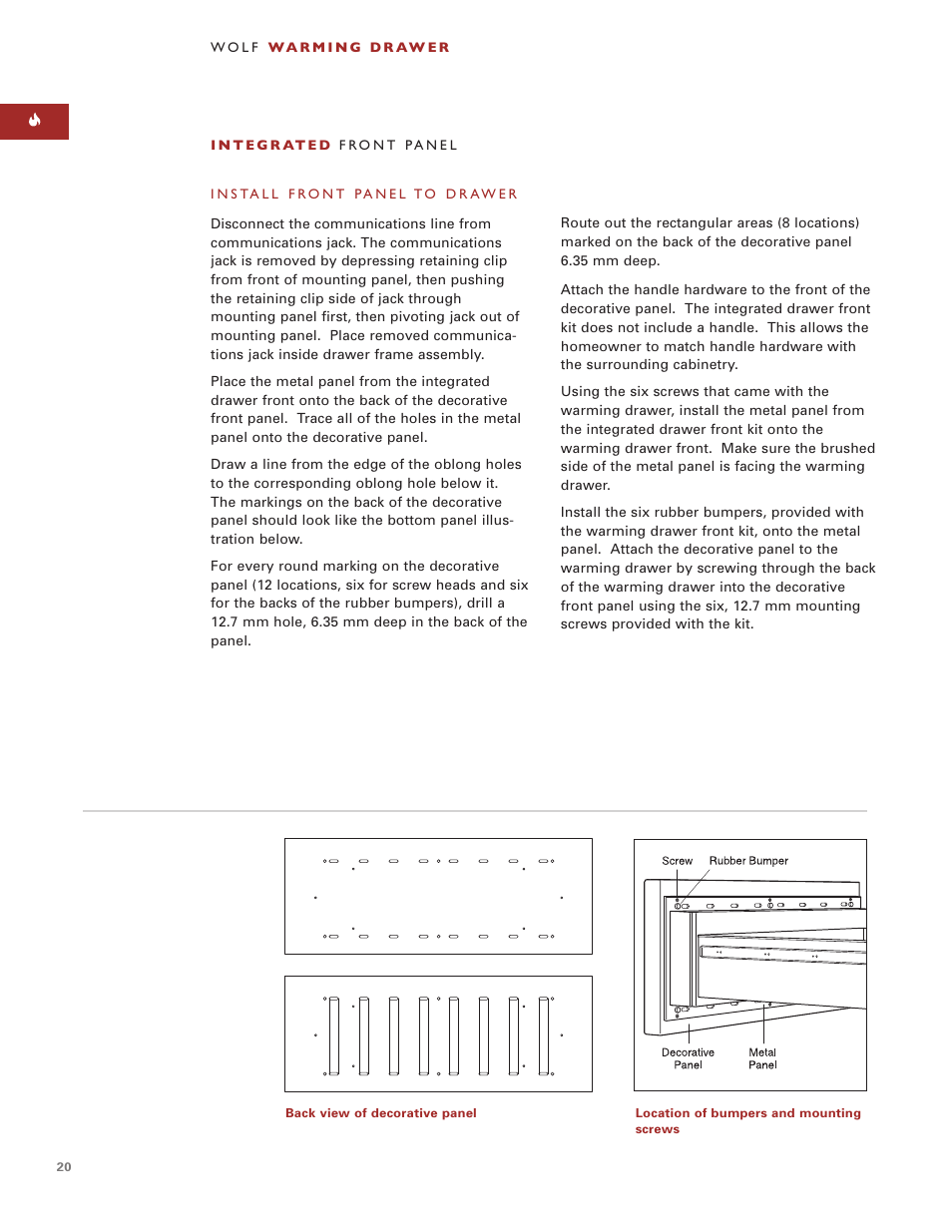 Wolf ICBWWD30 User Manual | Page 20 / 94