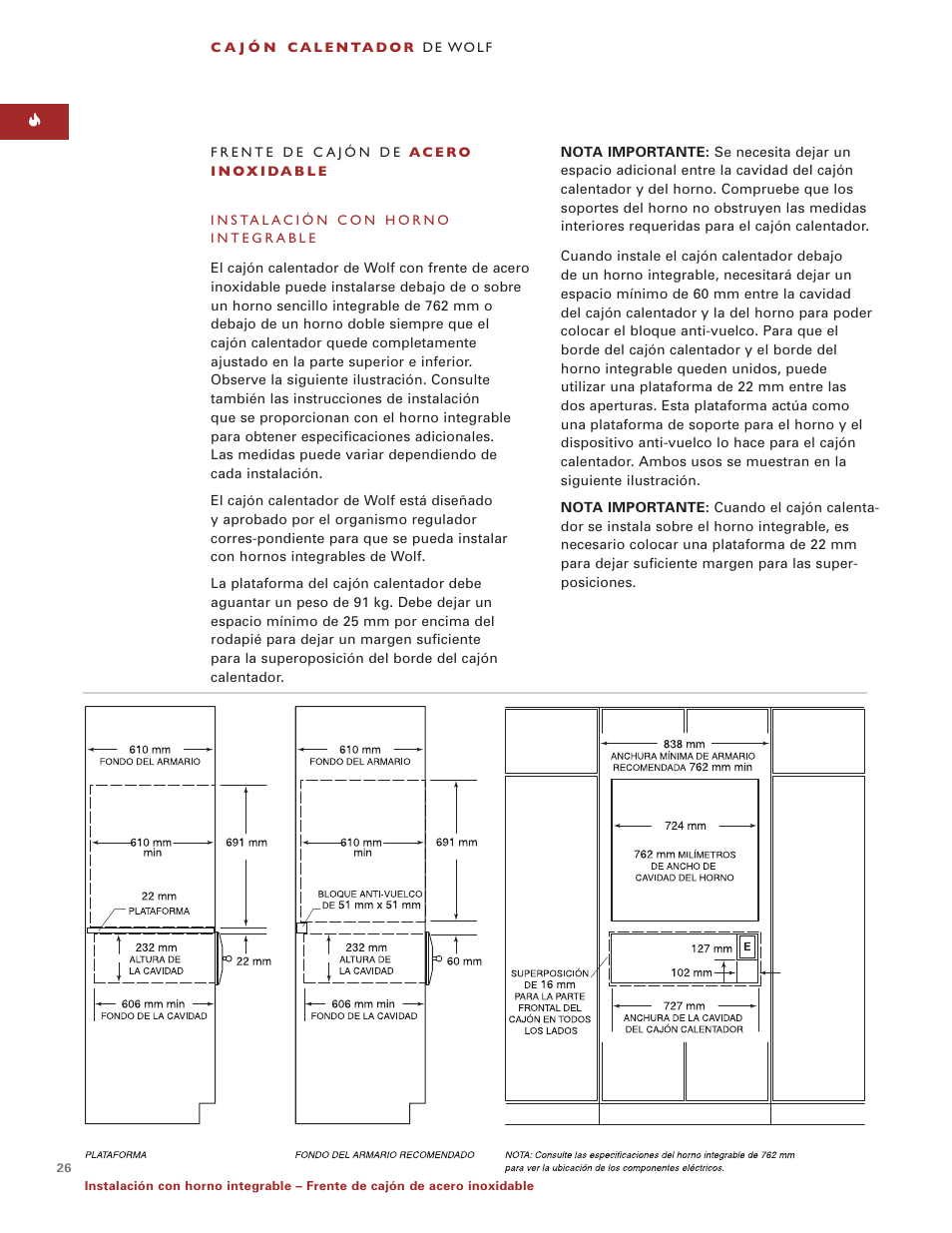 Wolf ICBWWD30 User Manual | Page 26 / 94