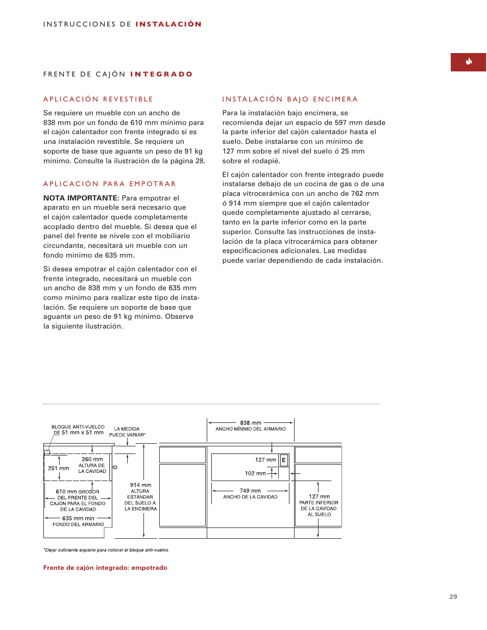 Wolf ICBWWD30 User Manual | Page 29 / 94