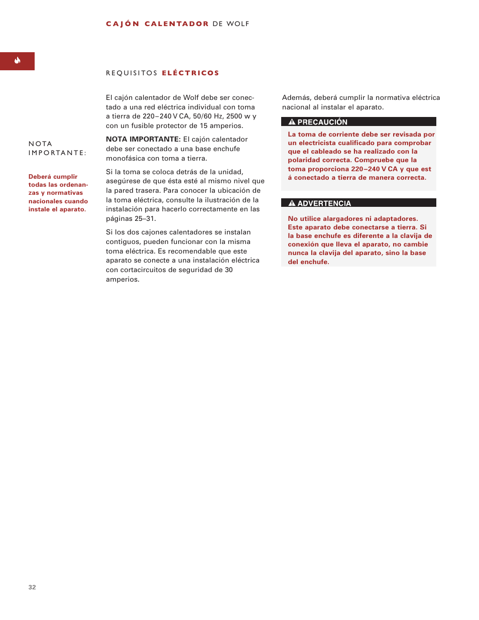 Wolf ICBWWD30 User Manual | Page 32 / 94
