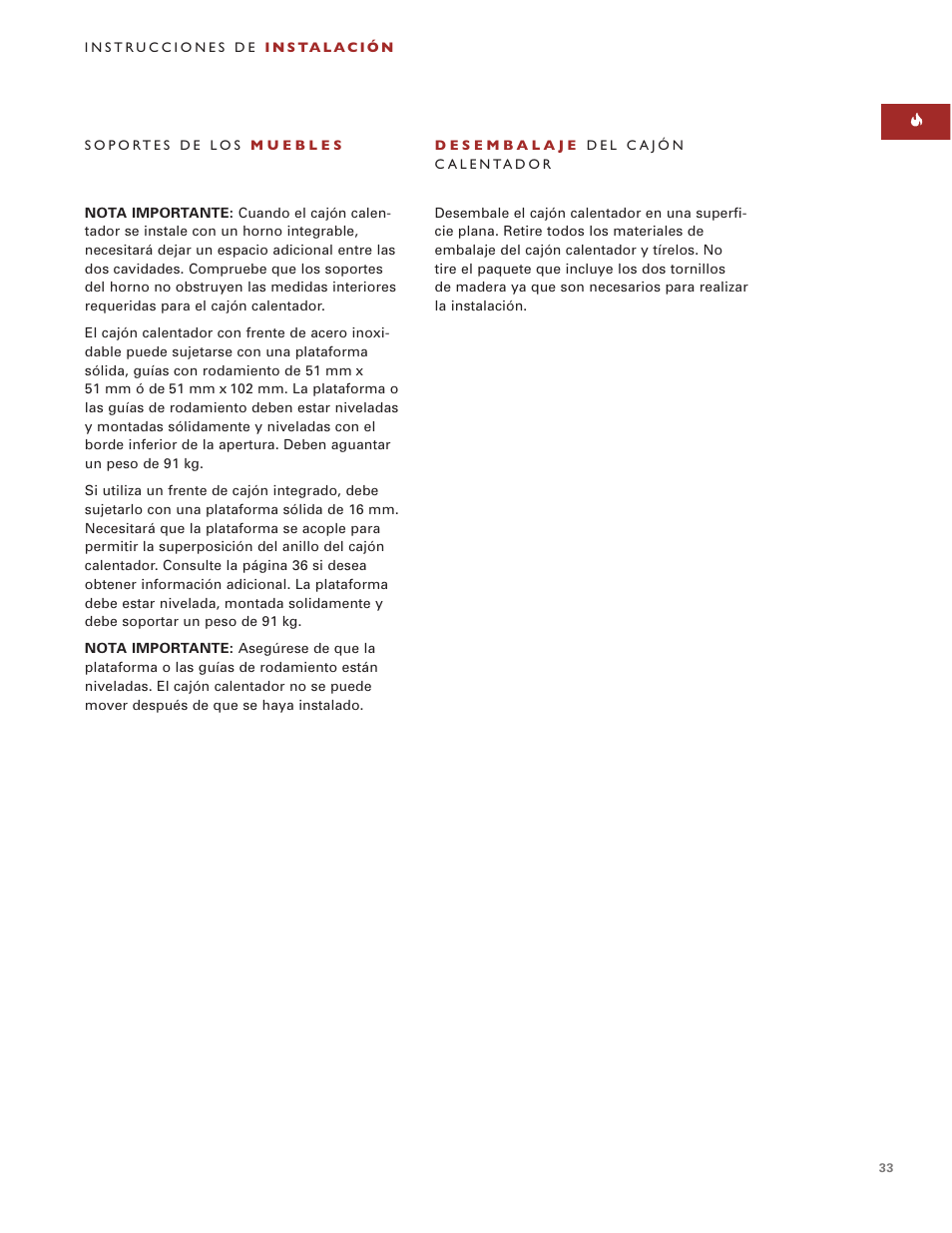 Wolf ICBWWD30 User Manual | Page 33 / 94