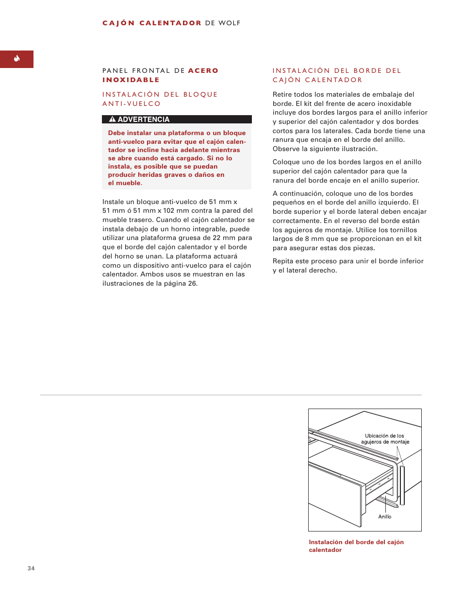 Wolf ICBWWD30 User Manual | Page 34 / 94