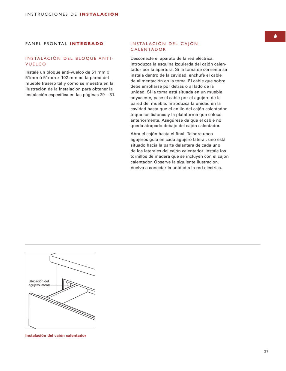 Wolf ICBWWD30 User Manual | Page 37 / 94