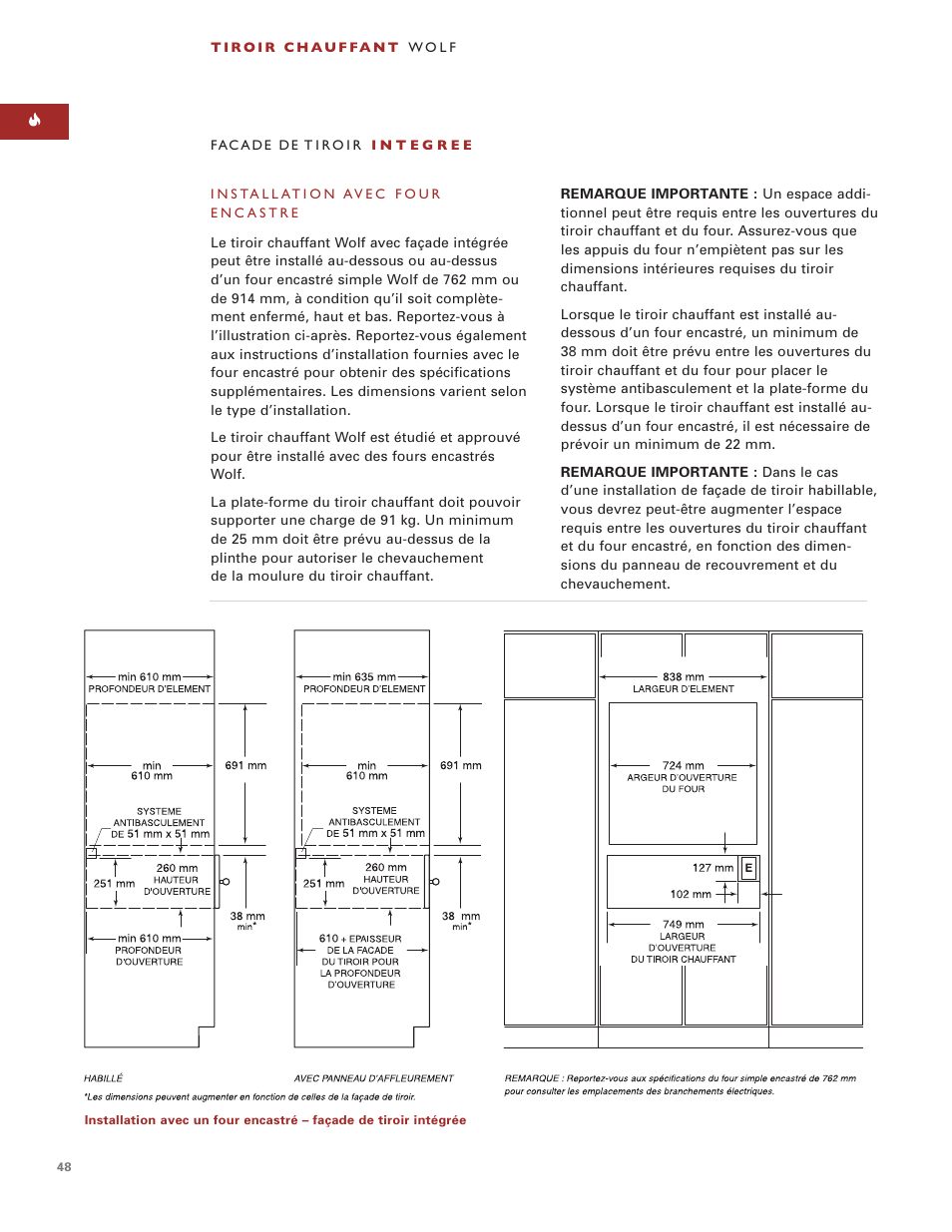 Wolf ICBWWD30 User Manual | Page 48 / 94