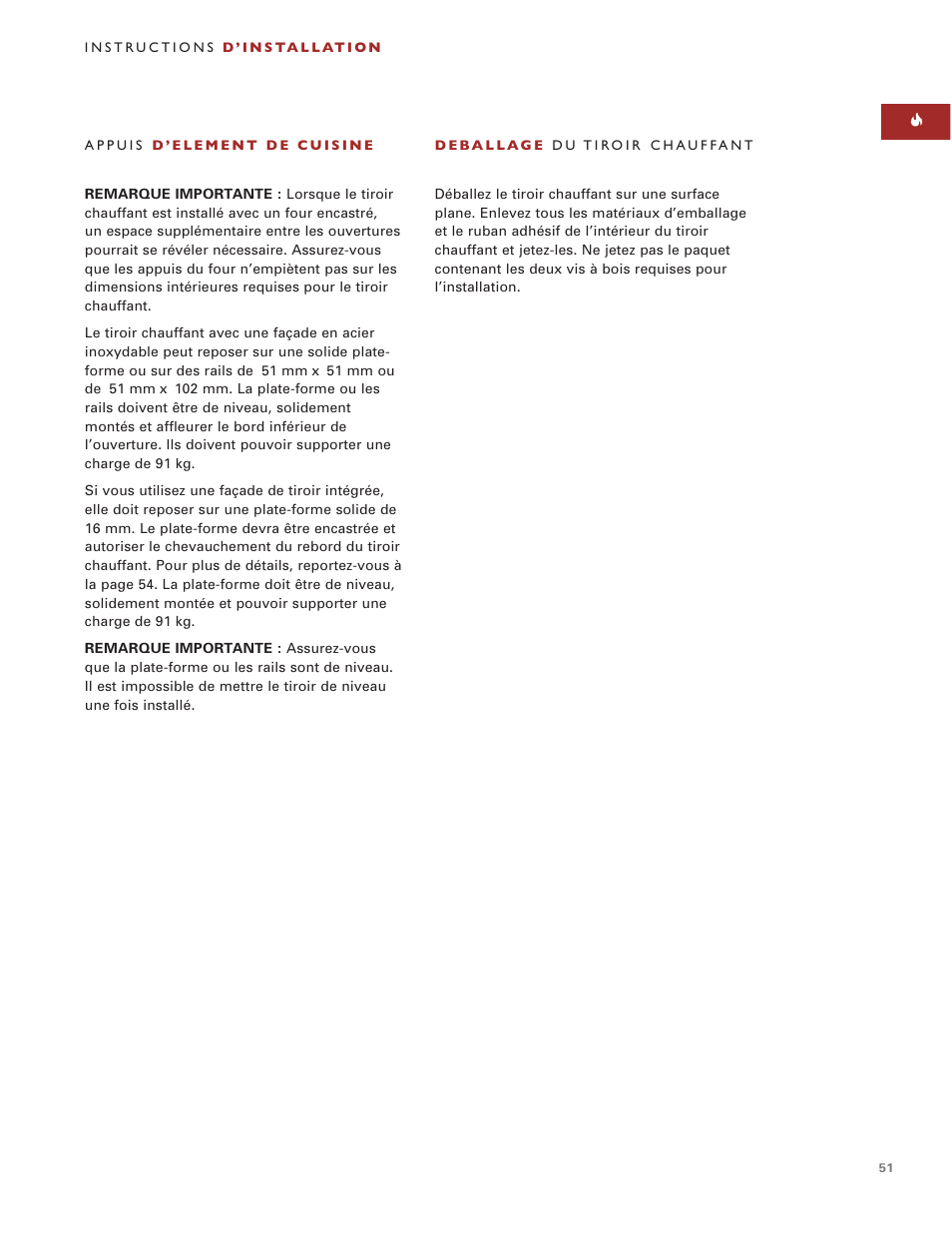 Wolf ICBWWD30 User Manual | Page 51 / 94
