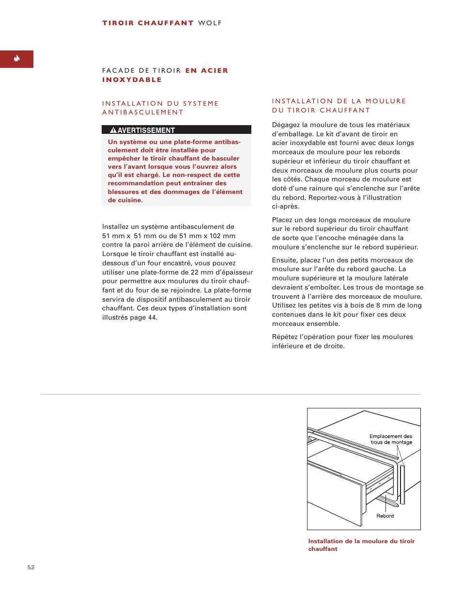 Wolf ICBWWD30 User Manual | Page 52 / 94