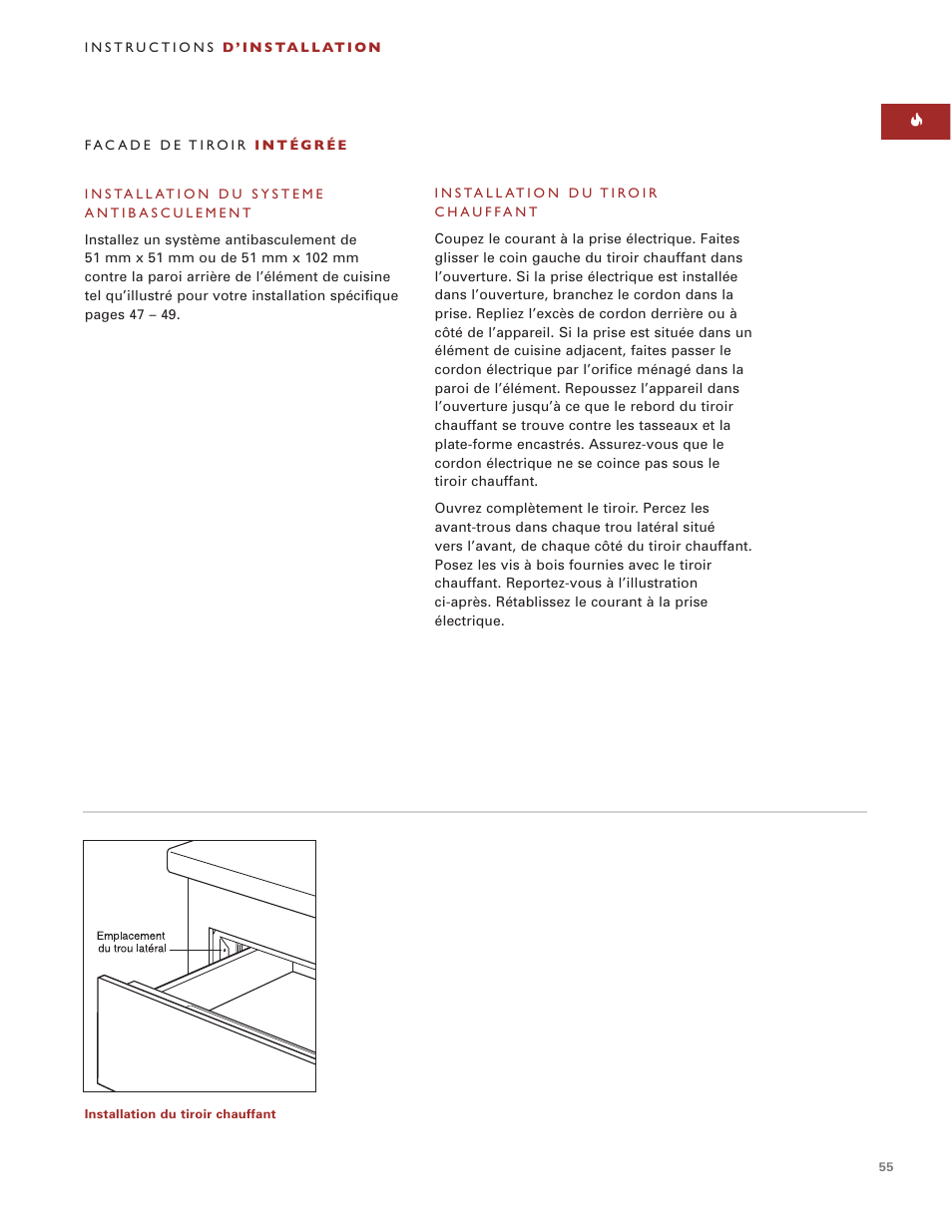 Wolf ICBWWD30 User Manual | Page 55 / 94
