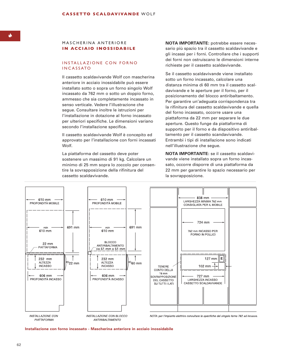 Wolf ICBWWD30 User Manual | Page 62 / 94