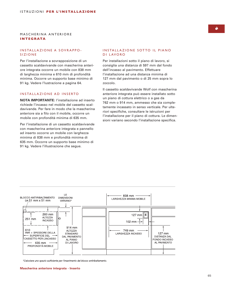 Wolf ICBWWD30 User Manual | Page 65 / 94