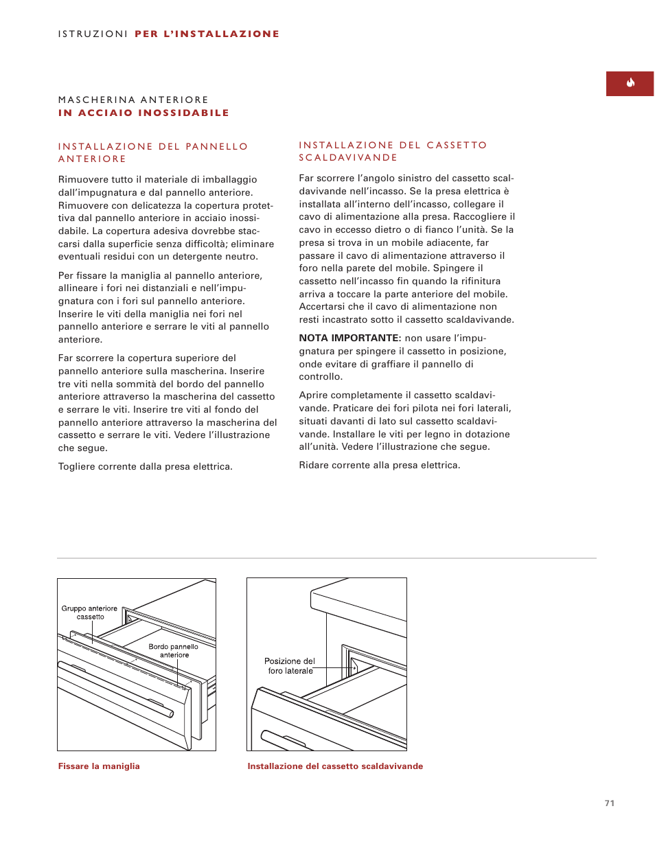 Wolf ICBWWD30 User Manual | Page 71 / 94