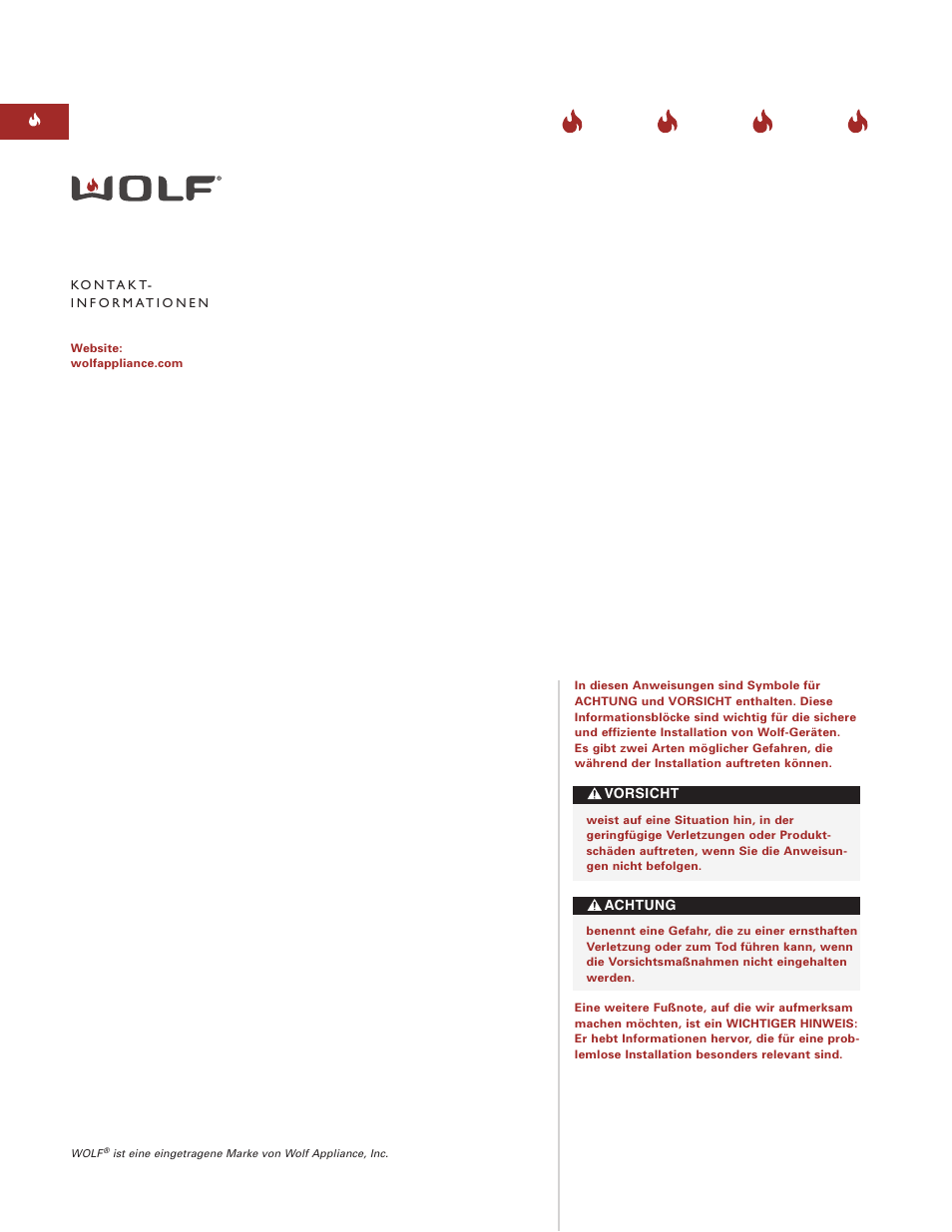 Wolf ICBWWD30 User Manual | Page 76 / 94