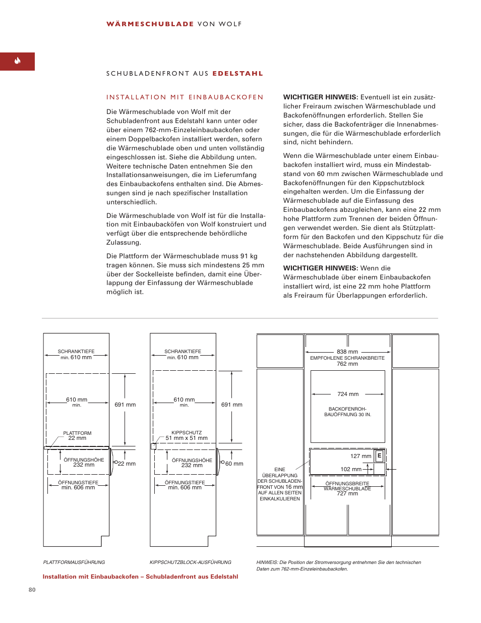 Wolf ICBWWD30 User Manual | Page 80 / 94