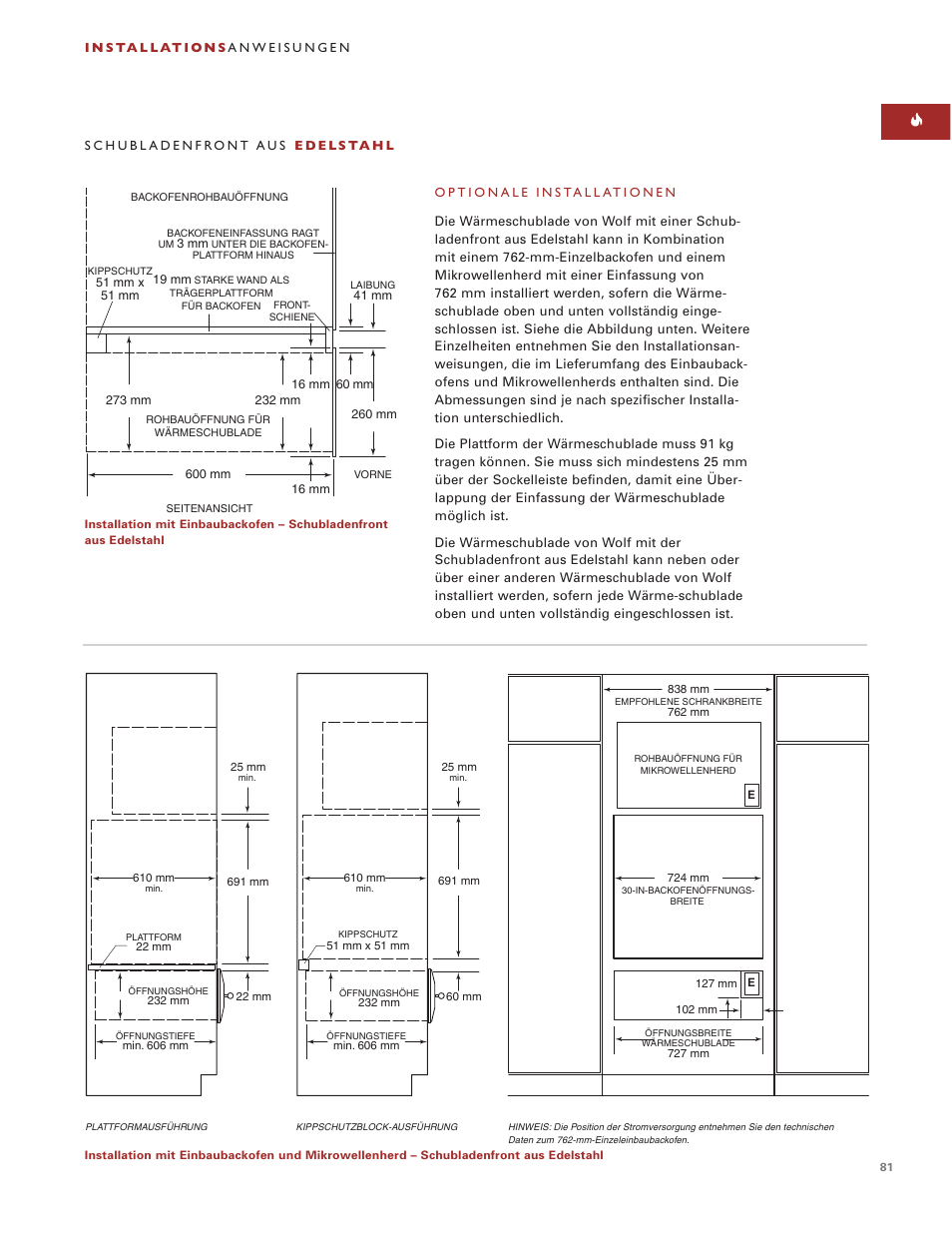 Wolf ICBWWD30 User Manual | Page 81 / 94