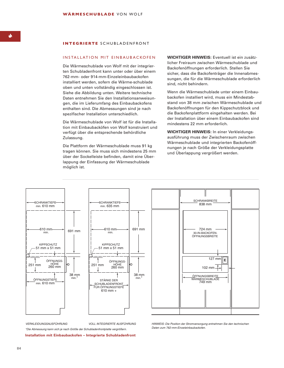 Wolf ICBWWD30 User Manual | Page 84 / 94