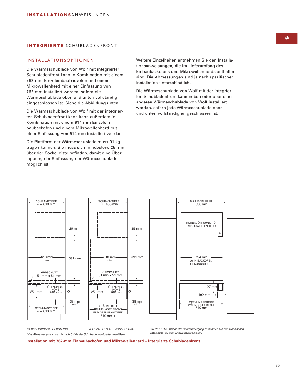 Wolf ICBWWD30 User Manual | Page 85 / 94