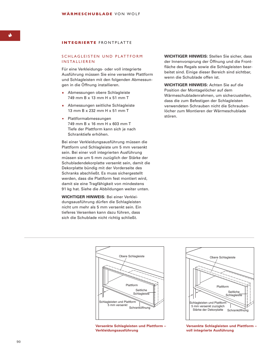 Wolf ICBWWD30 User Manual | Page 90 / 94