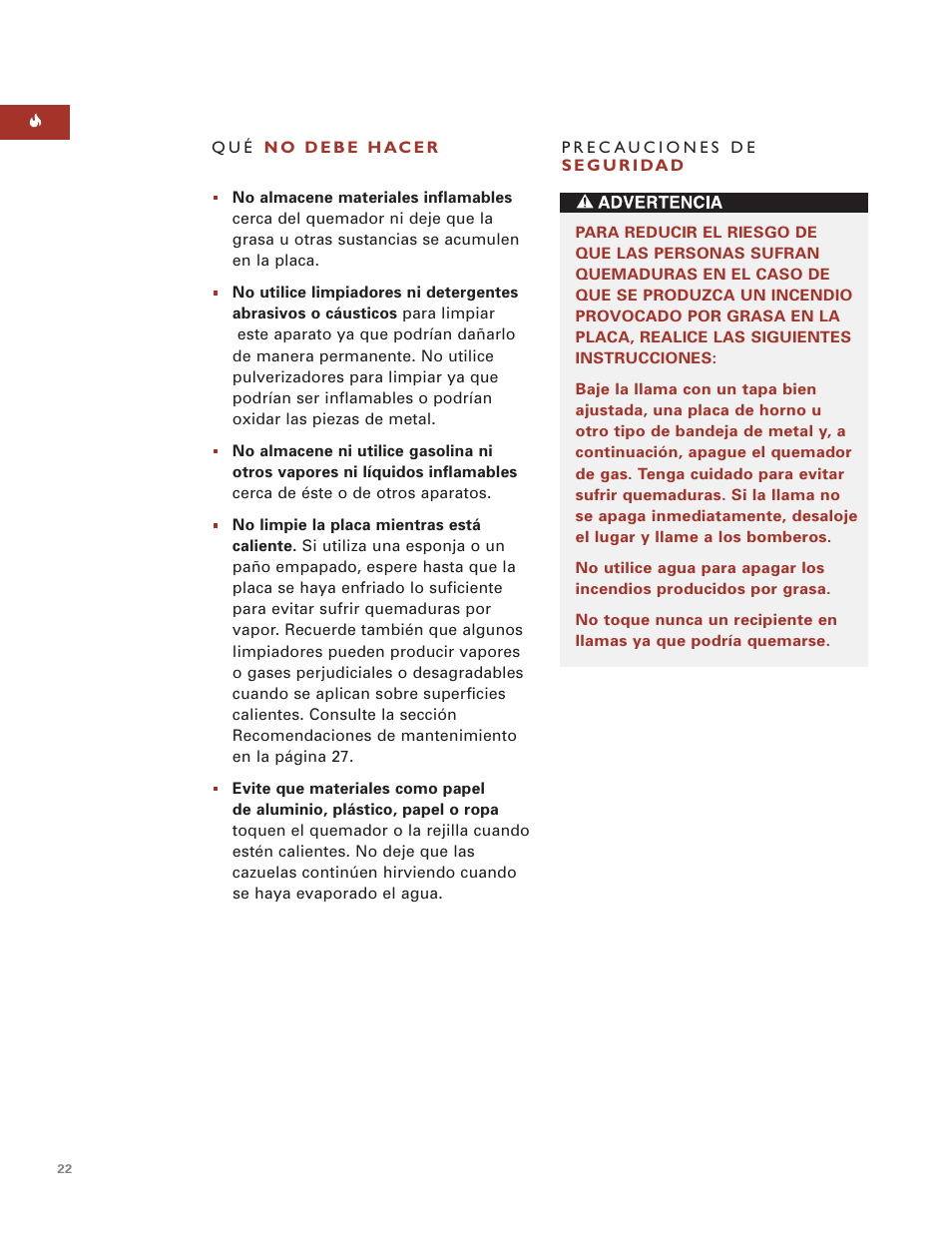 Wolf MULTI FUNCTION COOKTOP ICBIM15 User Manual | Page 22 / 72